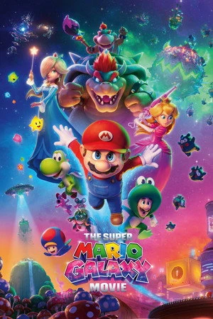 The Super Mario Galaxy Movie 2026 English Dual Audio HD Poster Download - filmyfly